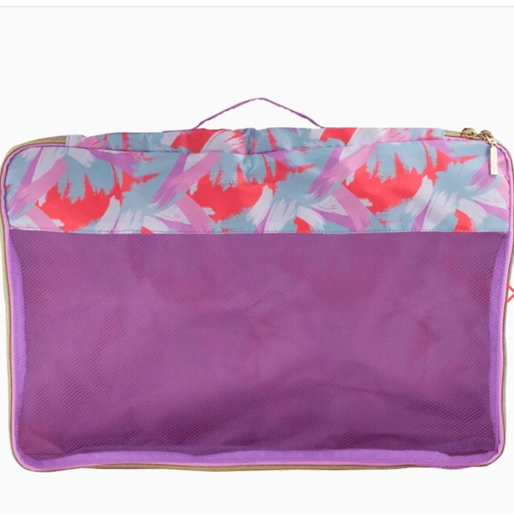 Luxe + Willow 3 Piece Travel Packing Cubes - Pink and Purple